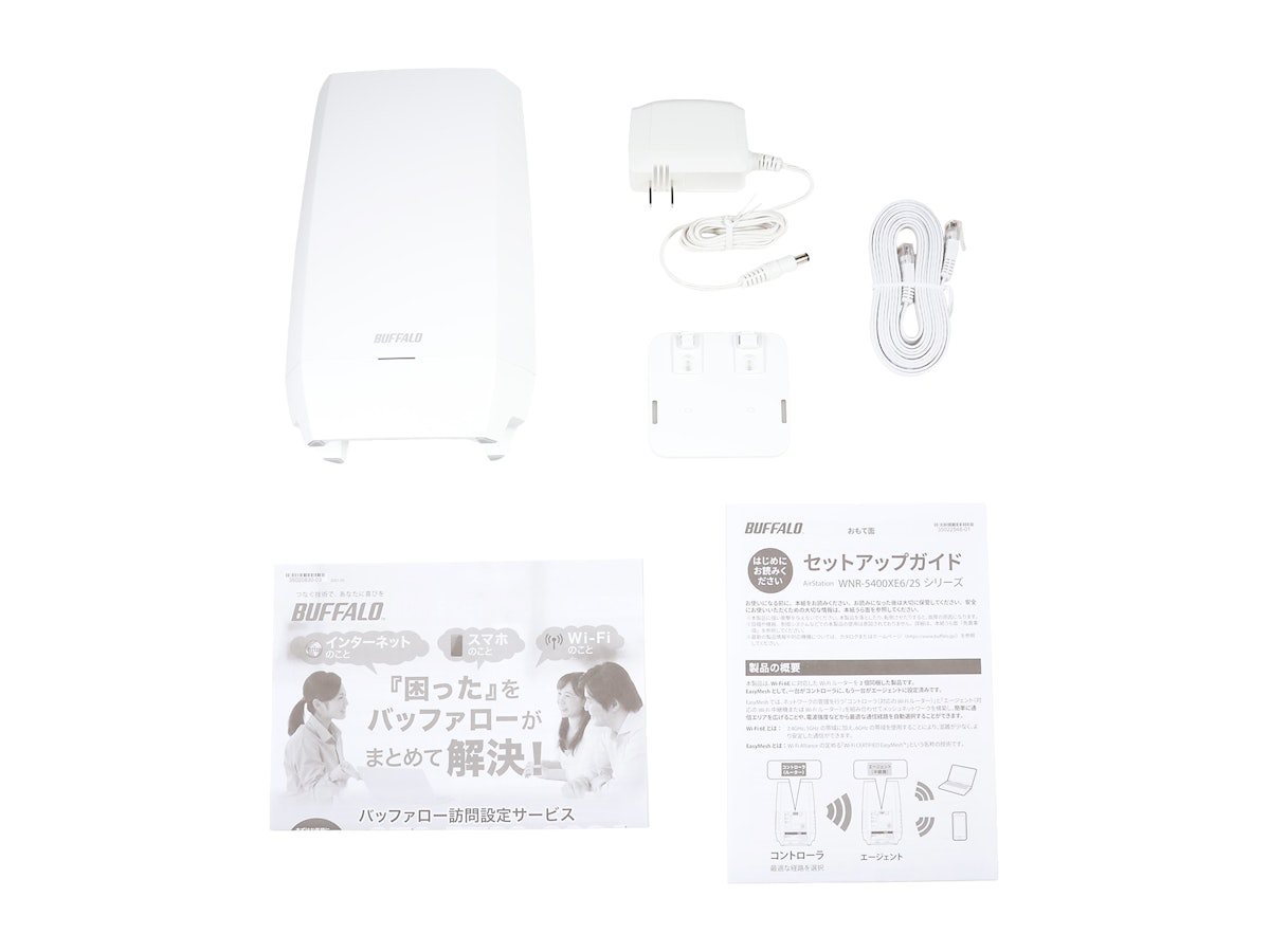 BUFFALO WNR-5400XE6/2S agent側 Wi-Fi 6E BUFFALO WNR-5400XE6P BUFFALO WNR-5400XE6/2S agent側 Wi-Fi 6E BUFFALO WNR-5400XE6P