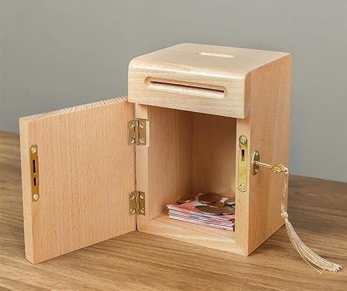 木製の貯金箱 5