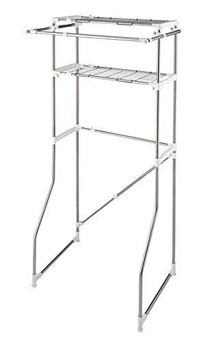 ランドリーラック 4段式 ステンレス/ABS ランドリーラック 4段式 ステンレス/ABS ステンレスのランドリーラック