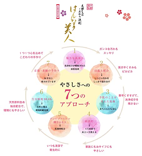 はんなり美人 台所用合成洗剤 6