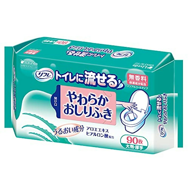トイレに流せるやわらかおしりふき 1