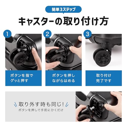 スーツケース 専用キャスター 3