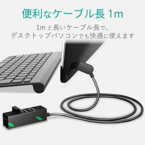 機能主義USBハブコンパクト ACアダプタ付 6