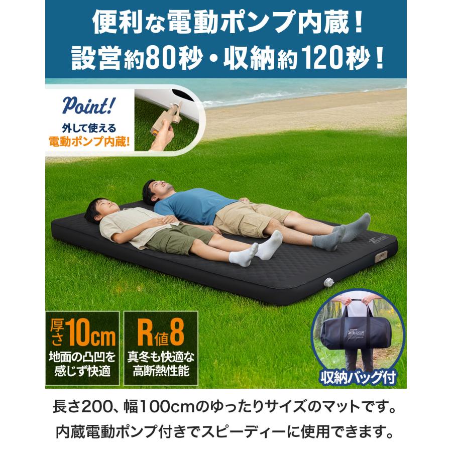 キャンプマット セミダブル 2