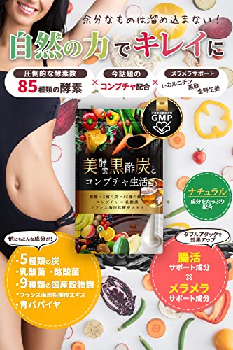 美酵素 黒酢 炭とコンブチャ生活 2