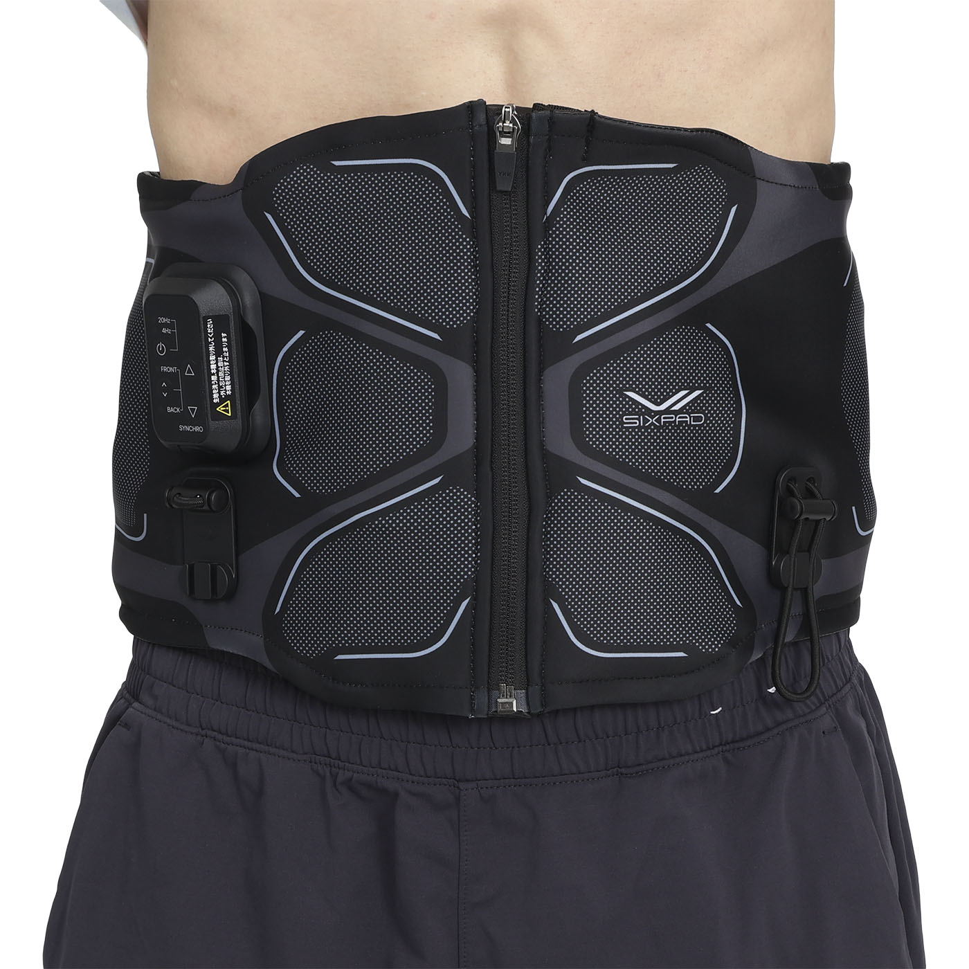 SIXPAD EMS腹筋ベルト ブラック　サイズM SIXPAD 腹筋ベルト 収納ケース付き SIXPAD Abs Fit WEARABLE 美品 腹筋