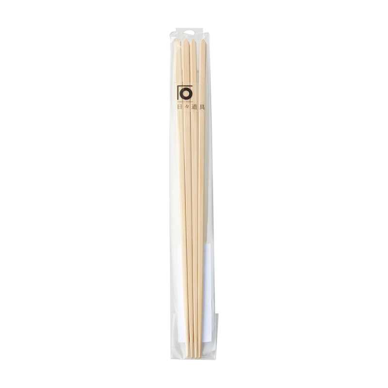 日々道具 菜ばしそろえ 無垢 2膳組 30cm 4