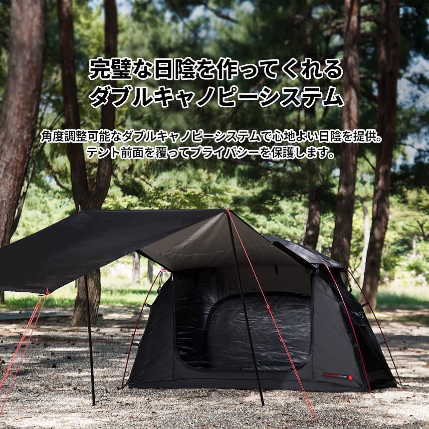 NEWブラックコットテント 5