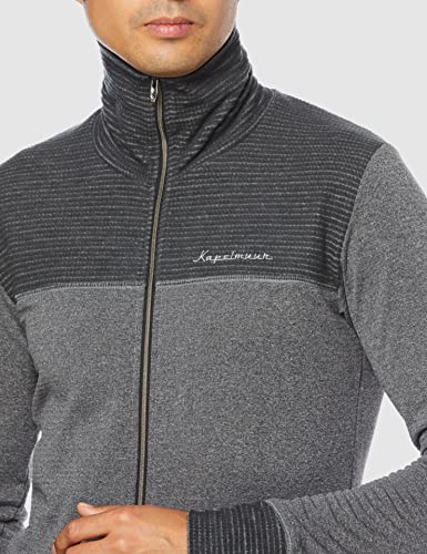 Polartec 長袖ハイネックジャージ PowerWool メランジグレー 3