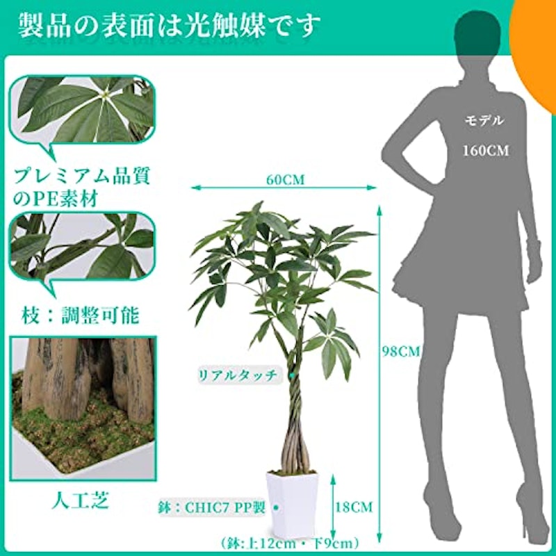 フェイクグリーン パキラ 2