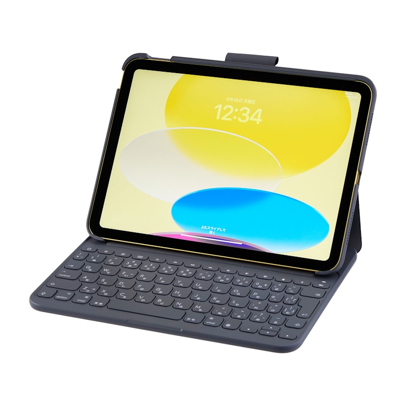 ロジクール Slim Folio キーボード一体型ケース iK1060GRA ロジクール SLIM FOLIO iK1060GRAを検証レビュー!iPad用