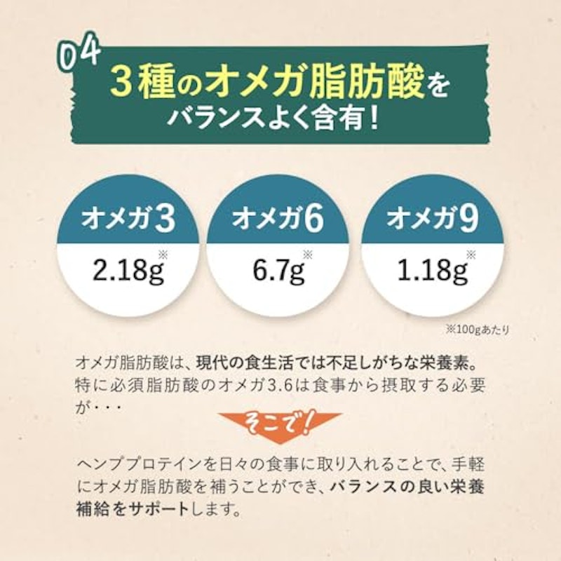 ヘンププロテイン 6
