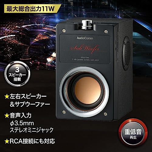 一体型2.1chスピーカーシステム 2