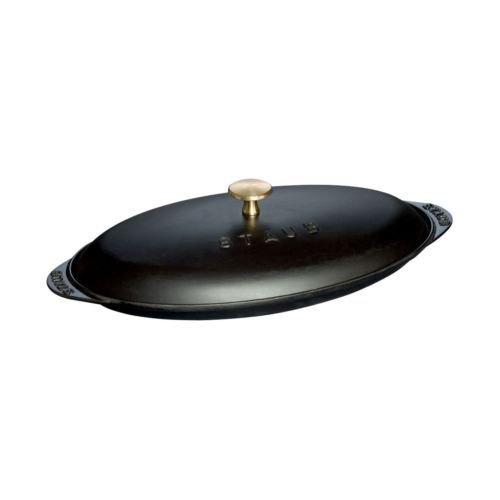 ストウブ STAUB フィッシュシグネチャー オーバル ホットプレート 塩辛かっ ラメール