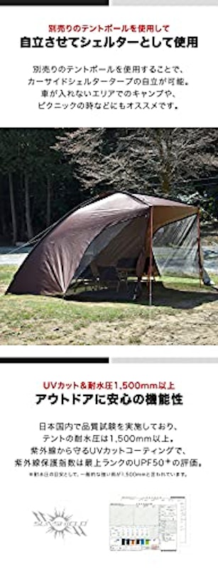 カーサイドシェルタータープ 6