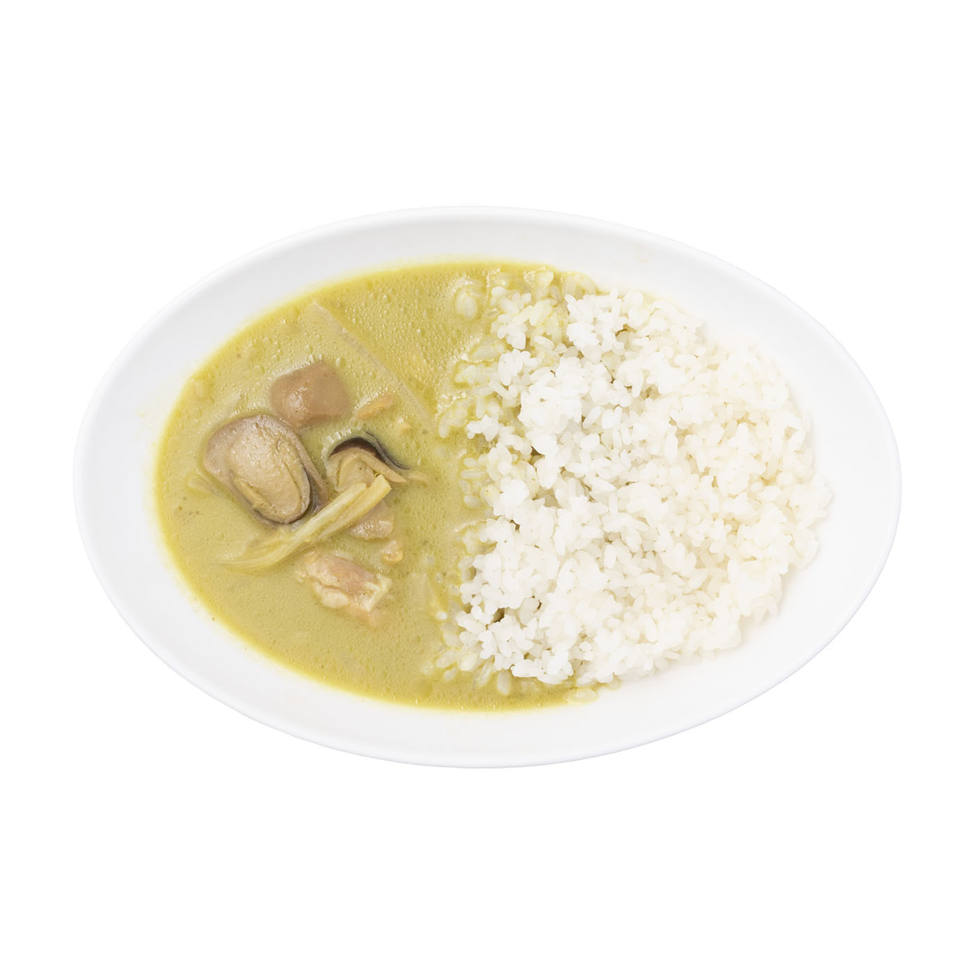 素材を生かした 辛くないグリーンカレー 4