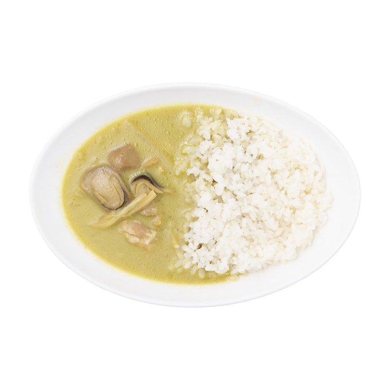 素材を生かした 辛くないグリーンカレー 4