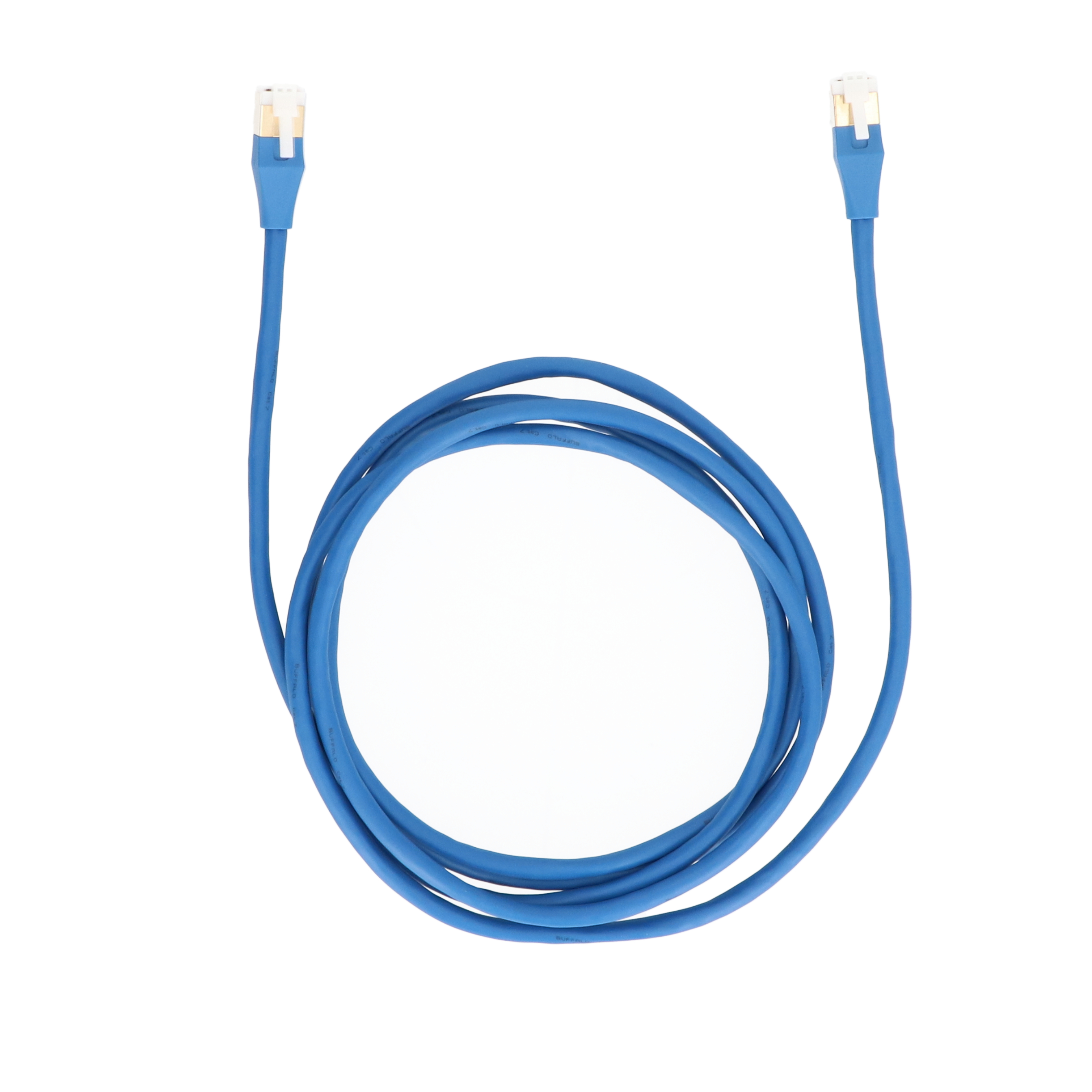 ds-2540945 （まとめ） バッファローツメの折れないLANケーブル カテゴリー5e ストレート スタンダード 法人向け ブルー 5m ETPC5ENU50BL1本 バッファロー ツメの折れないLANケーブル BSLS7NU20BLをレビュー