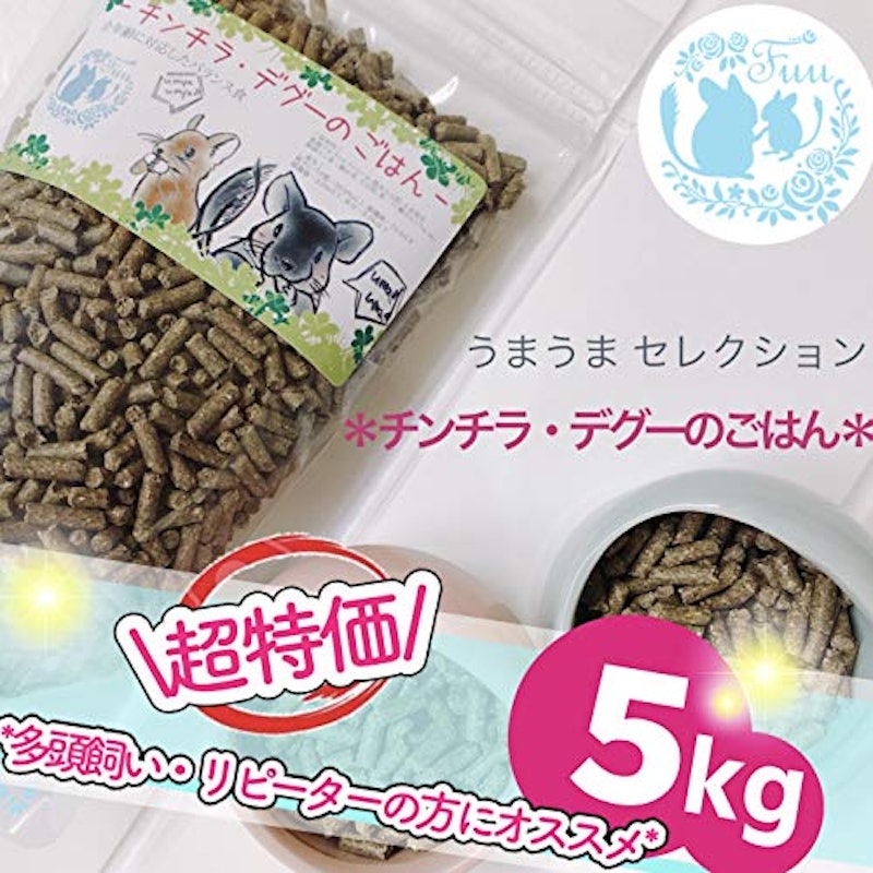 チンチラ・デグーのごはん 2