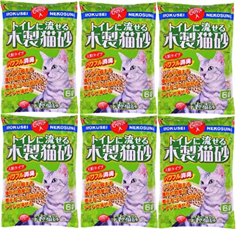 トイレに流せる木製猫砂 1