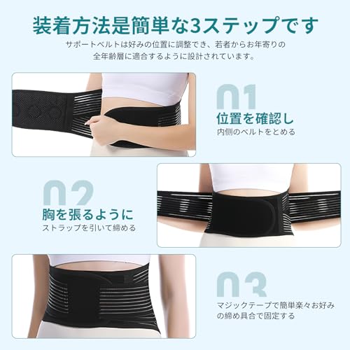 腰サポーター 4