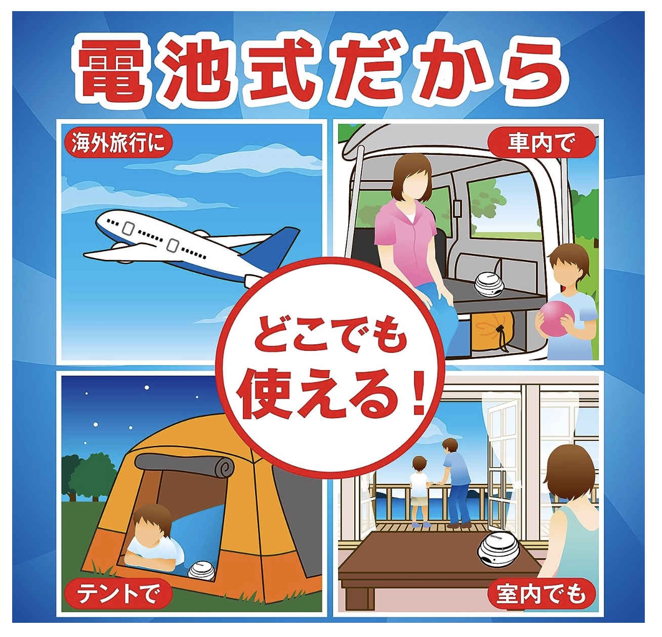 蚊がいなくなるカトリス for レジャー 4