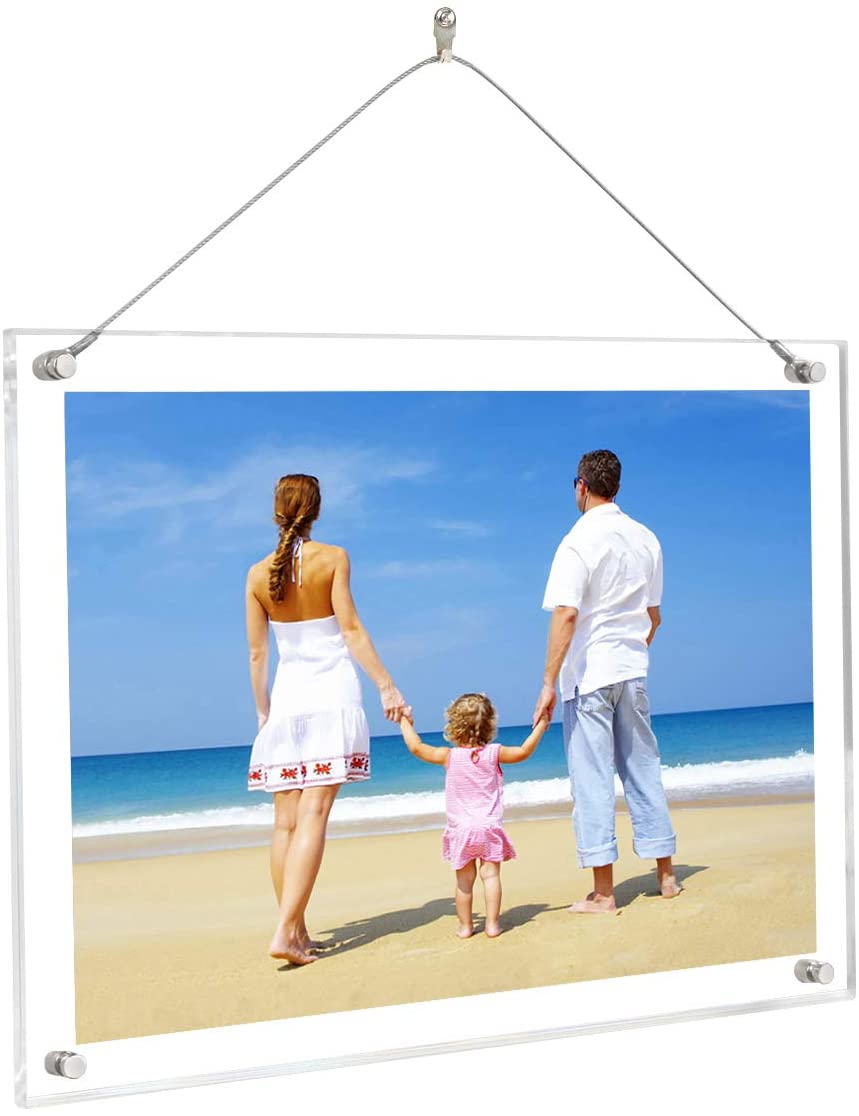 家族の集合写真 金色フレーム フォトフレームのおすすめ人気