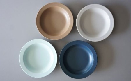 永峰製磁 DAILY MATシリーズ 20cm リム皿4枚セット 3