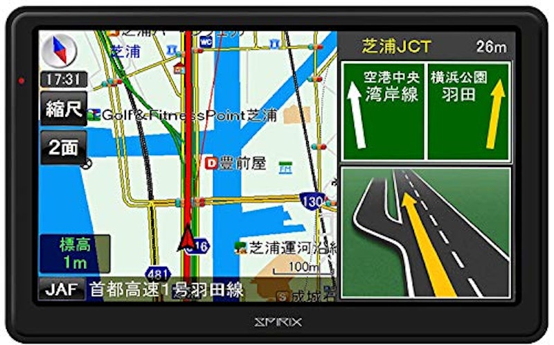 ドライブレコーダー付きポータブルナビゲーション 1