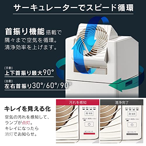 加湿空気清浄機 サーキュレーター付き 5