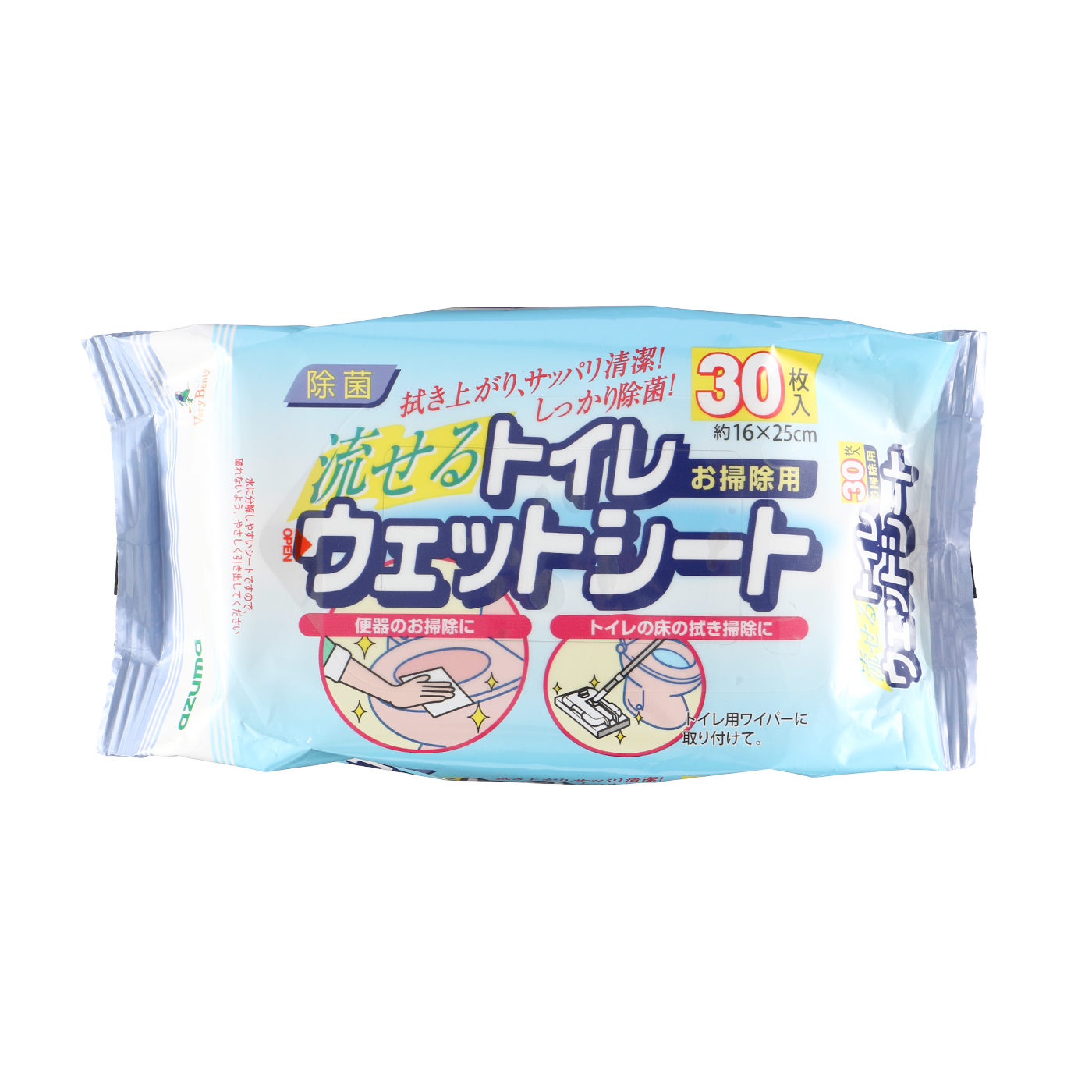 流せるトイレ用ウェットシート 1