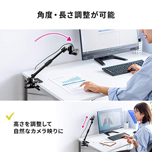 ウェブカメラ用クリップスタンド 3