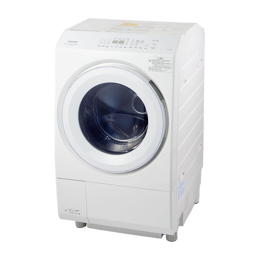 最大の割引 TOSHIBA ドラム式洗濯機 4月で販売終了 TW-127X8R 洗濯機 ...