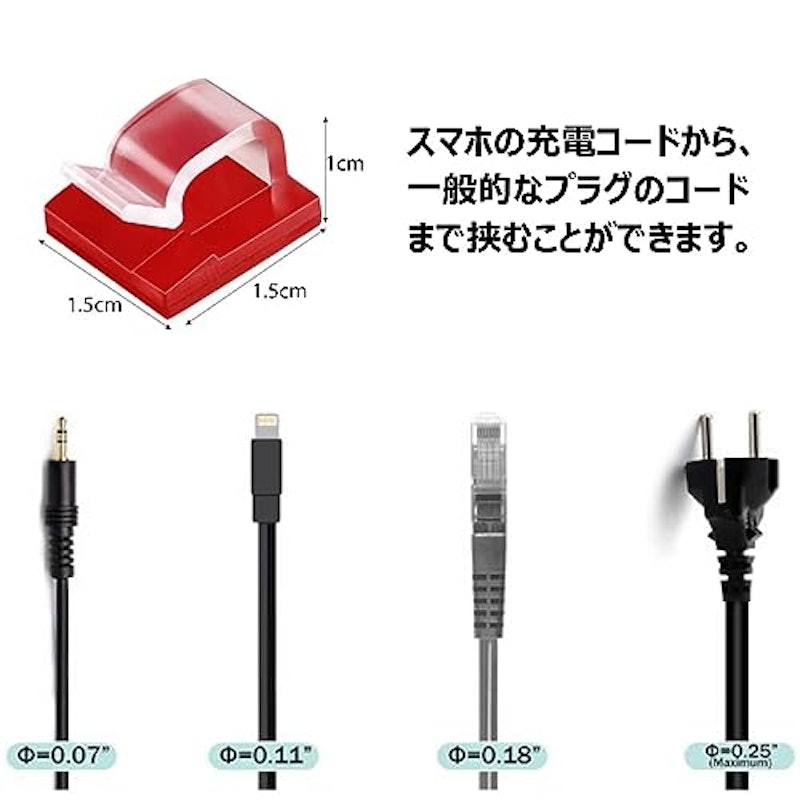 ケーブルクリップ 5