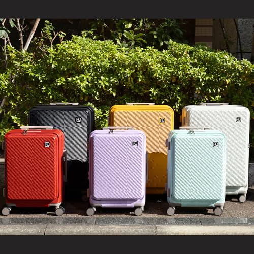 5W1Hキャリー フロントオープン スーツケース 拡張機能付き Sサイズ 33L37L 2～3泊 機内持ち込み可 3