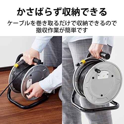 Cat6A LANケーブル ドラム巻き取り式 5