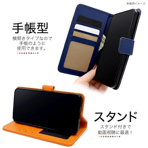 iPhone 17 Pro用 レザー風 手帳型ケース 3