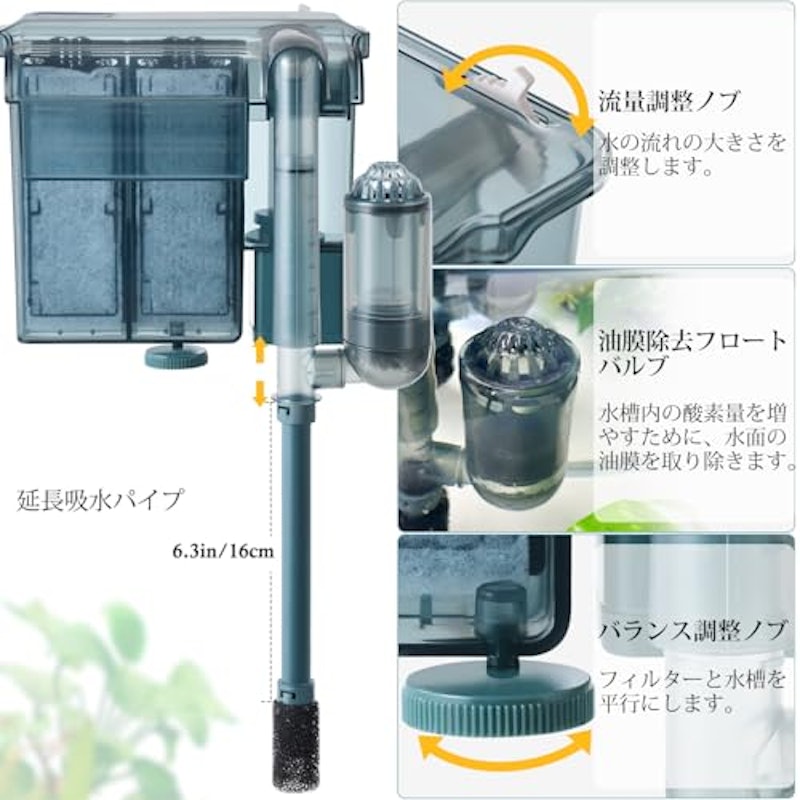 3W350LPH外掛け式フィルター 4