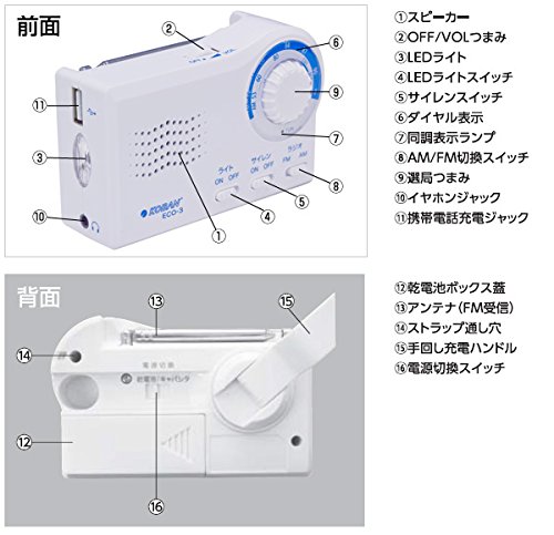 備蓄ラジオ 3