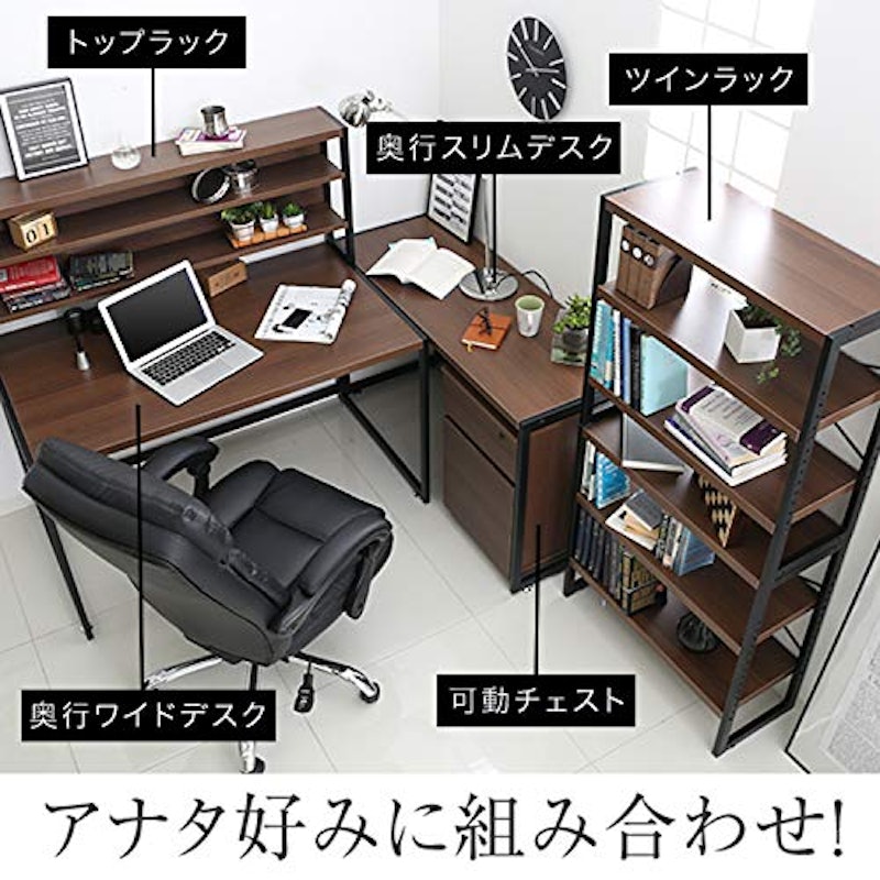 LOWYA パソコンデスク ワイドタイプ 3