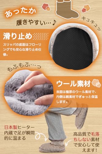 電気スリッパ 足温器 2024最新設計 日本製ヒーター 8秒で速暖 電気スリッパ 足温器 2024最新設計 日本製ヒーター 8秒で速暖