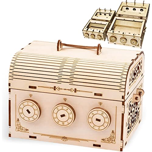 木製パズル 大型宝箱 1