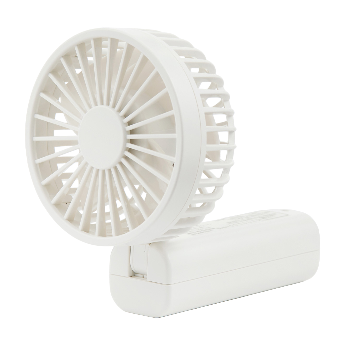 良品計画 充電式コンパクトハンディファン MJ-HF4-WHを検証レビュー