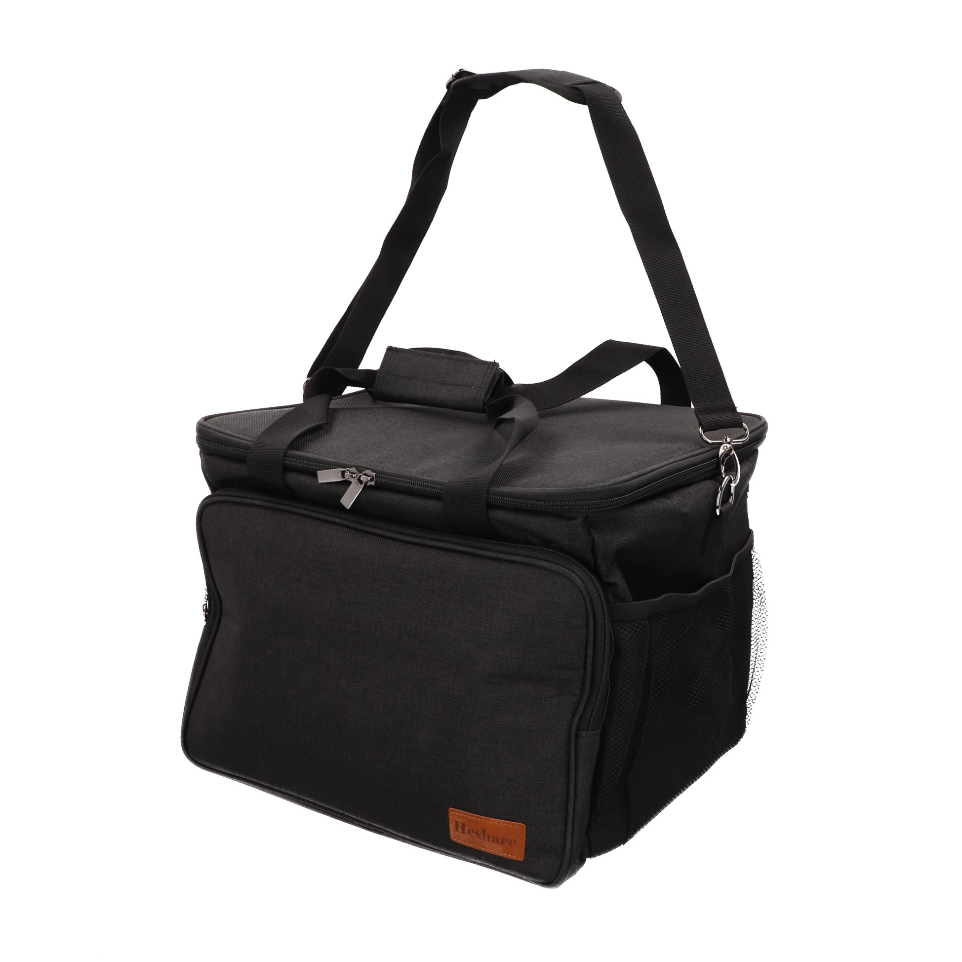 ランチバッグ 6Ꮮクーラーボックス 保冷バッグ ブラック 保冷剤付き 黒 ランチバッグ 6Ꮮクーラーボックス 保冷バッグ ブラック 保冷剤付き 黒