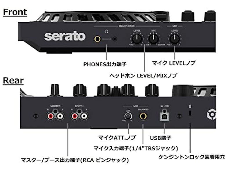 4ch DJコントローラー 4