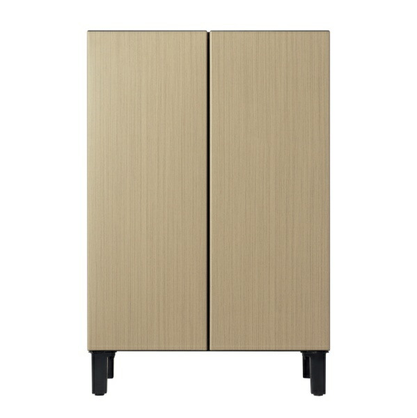 家具冷蔵庫 グレージュウッド 1