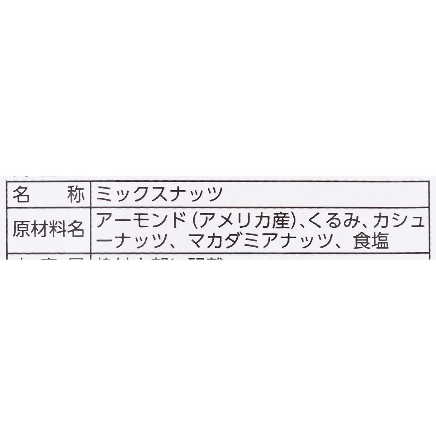 4種のほんのり塩味 ラッキーミックスナッツ 3
