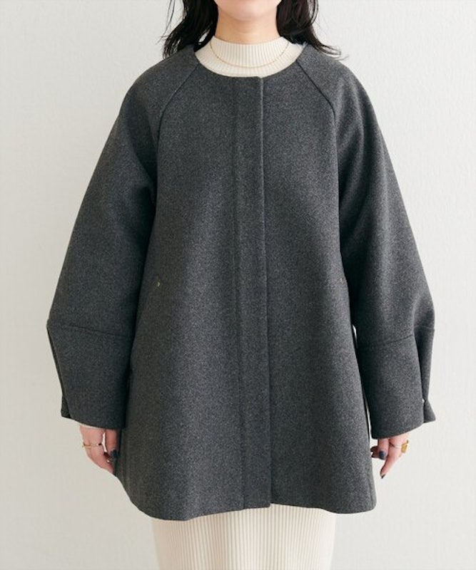 osono 2WAYノーカラーコート 16