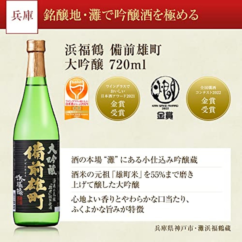蔵元厳選大吟醸飲み比べセット 4