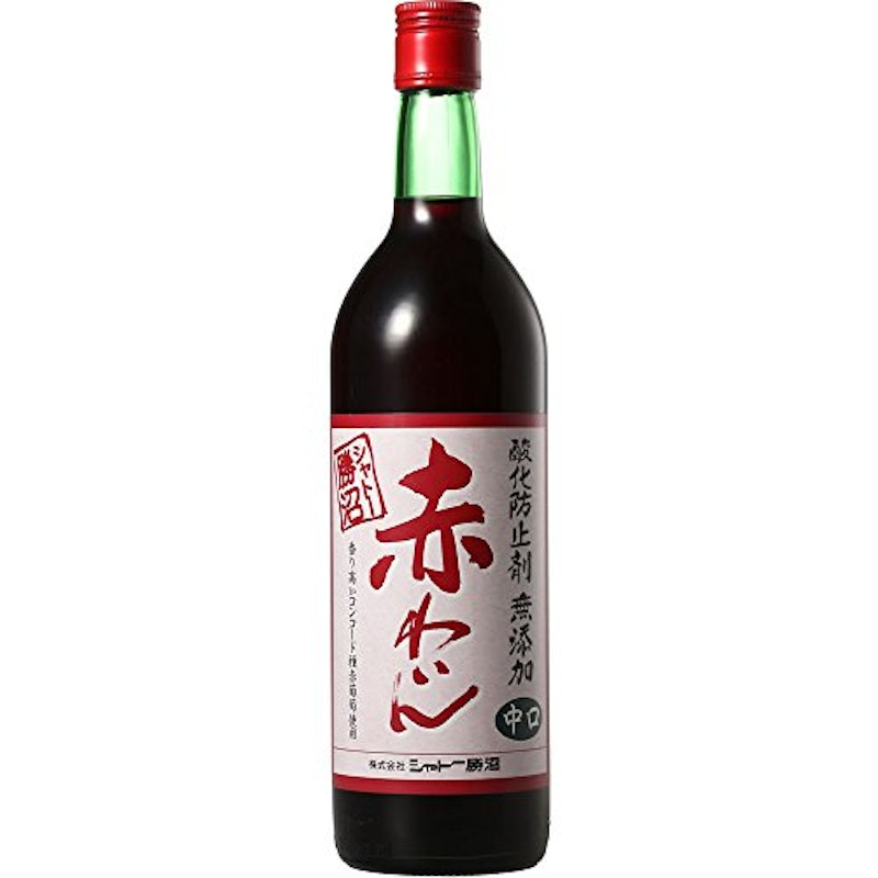 無添加赤わいん 中口 1